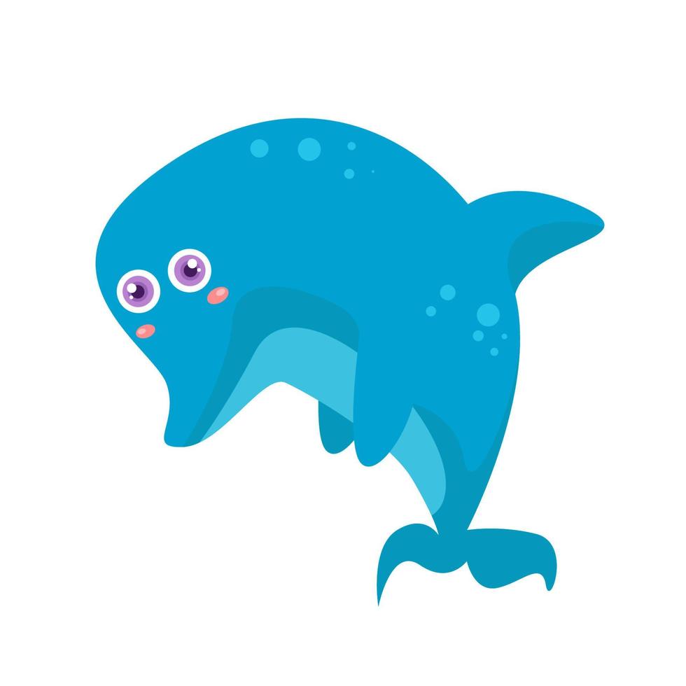 Cute animal characters on white background vector