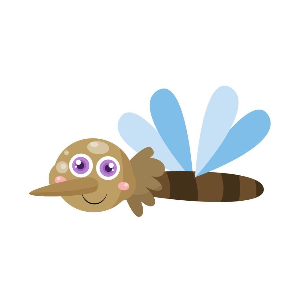 Cute animal characters on white background vector