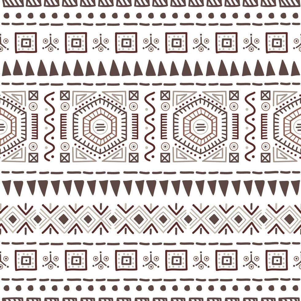 Navajo seamless pattern. Ikat background with traditional design texture vector