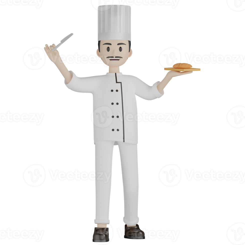 3D Chef Pose png