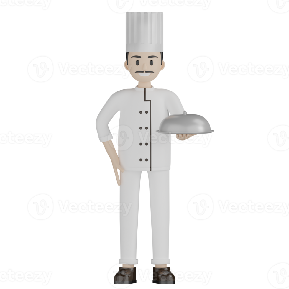 3D Chef Pose png