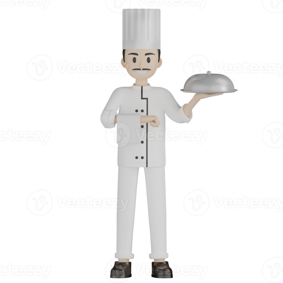 3D Chef Pose png