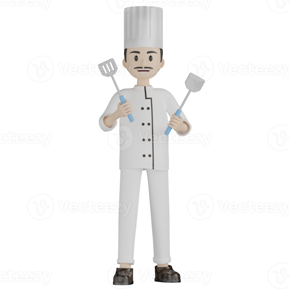 3D Chef Pose png