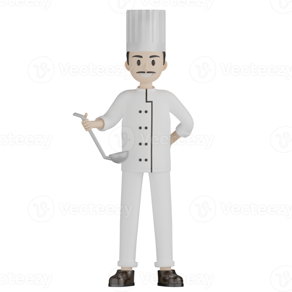 3D Chef Pose png