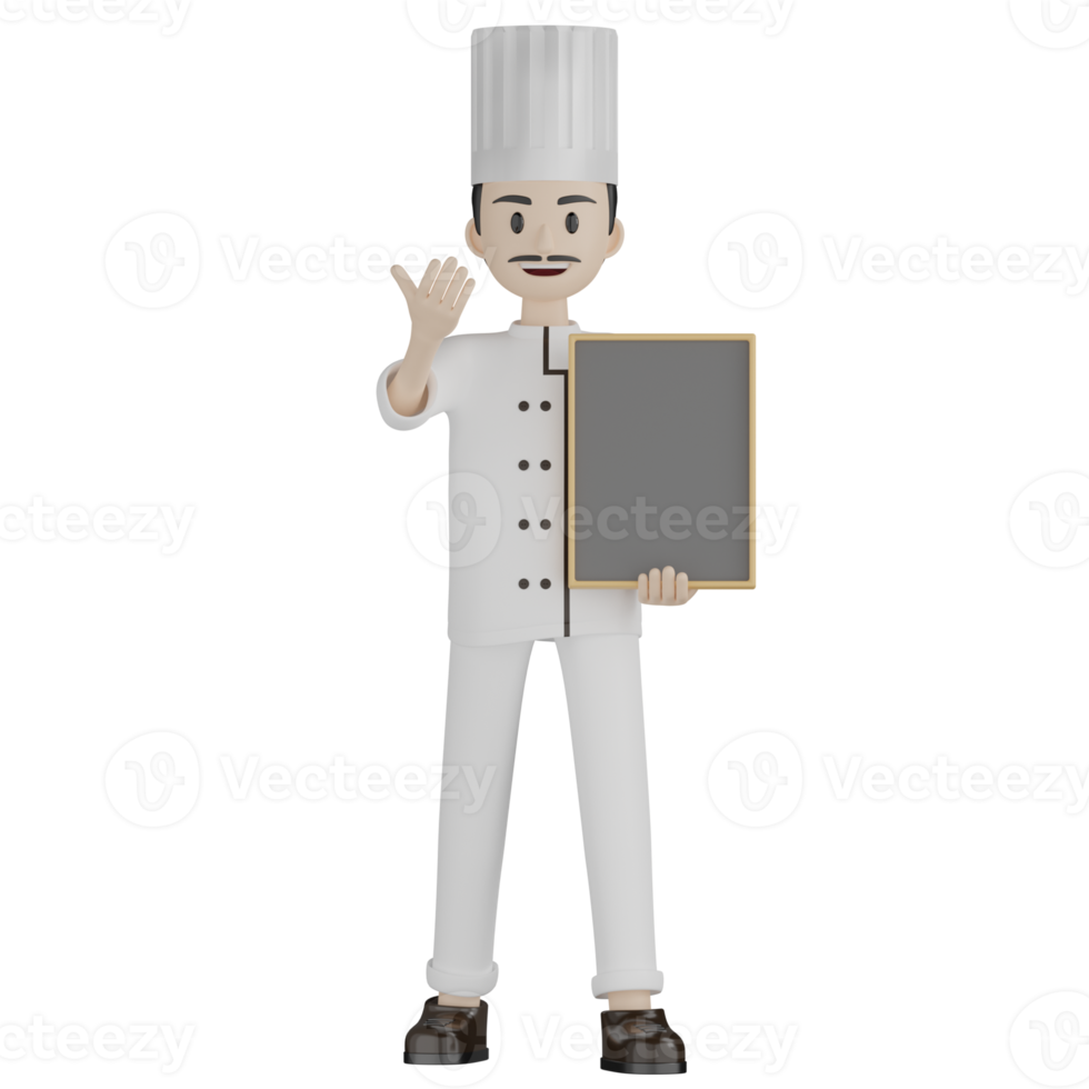 3D Chef Pose png