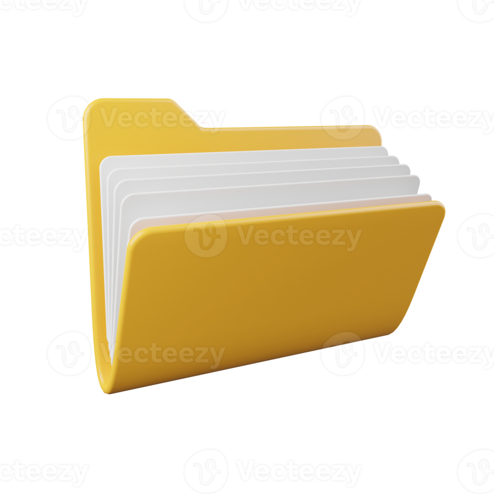 Folder 3D Illustration png