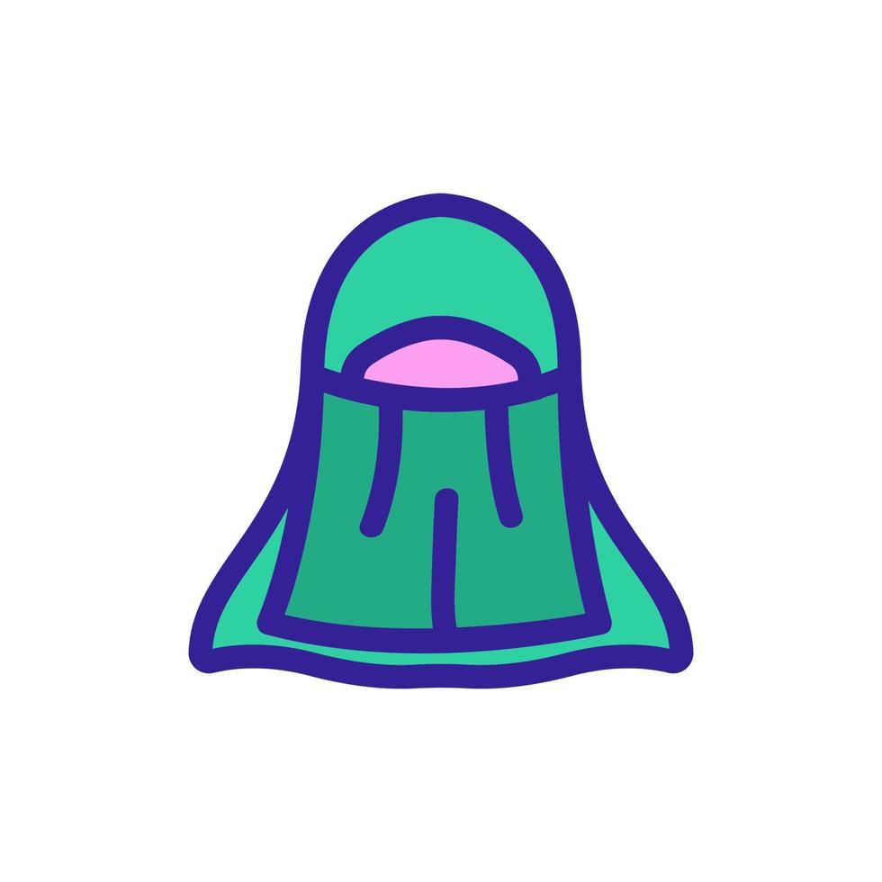 Islam icon vector. Isolated contour symbol illustration vector