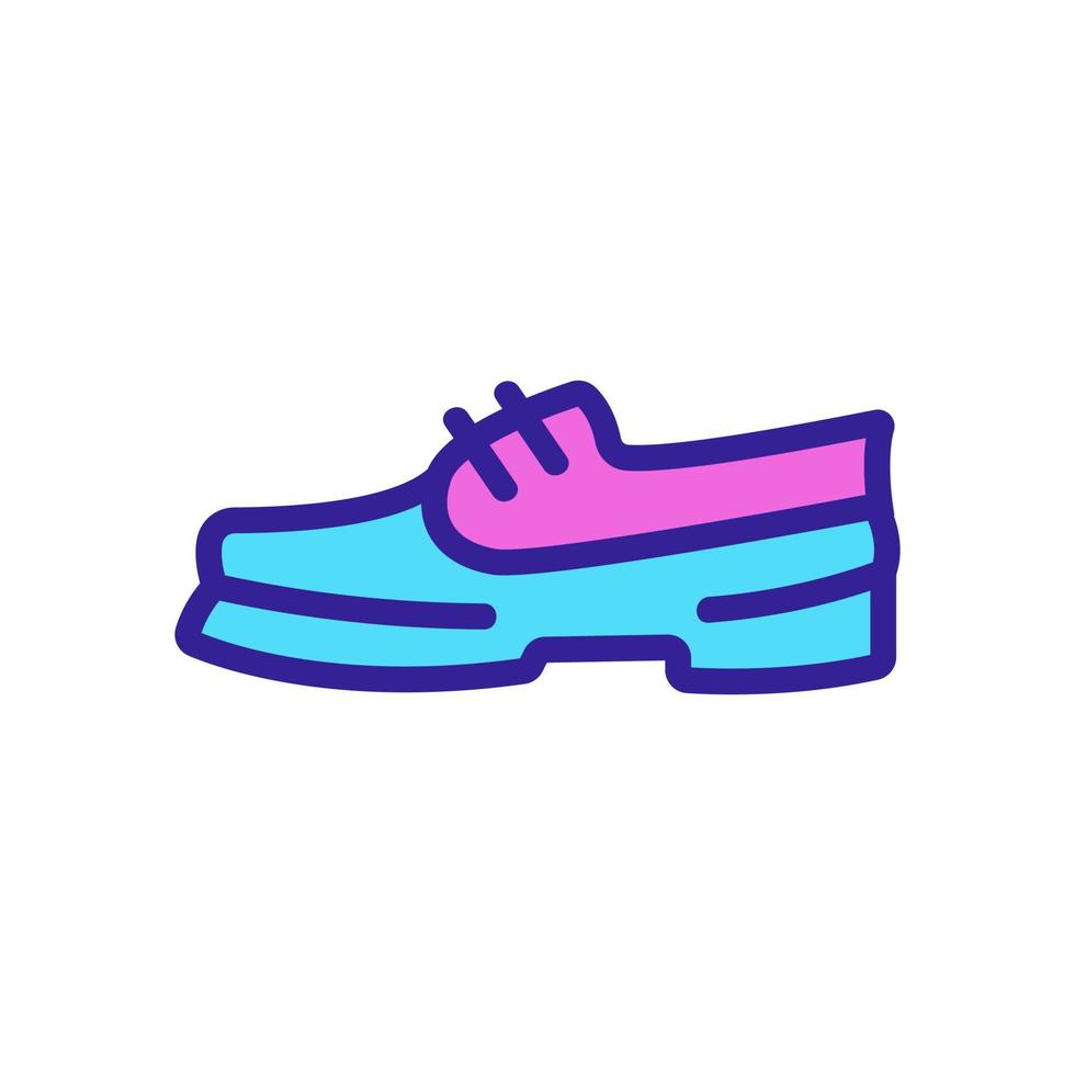 hiking boot icon vector outline illustration