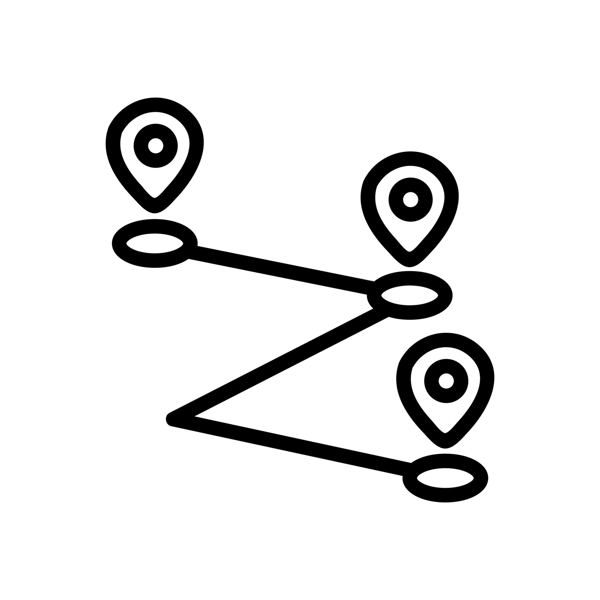 driving directions icon vector outline illustration 9927474 Vector Art