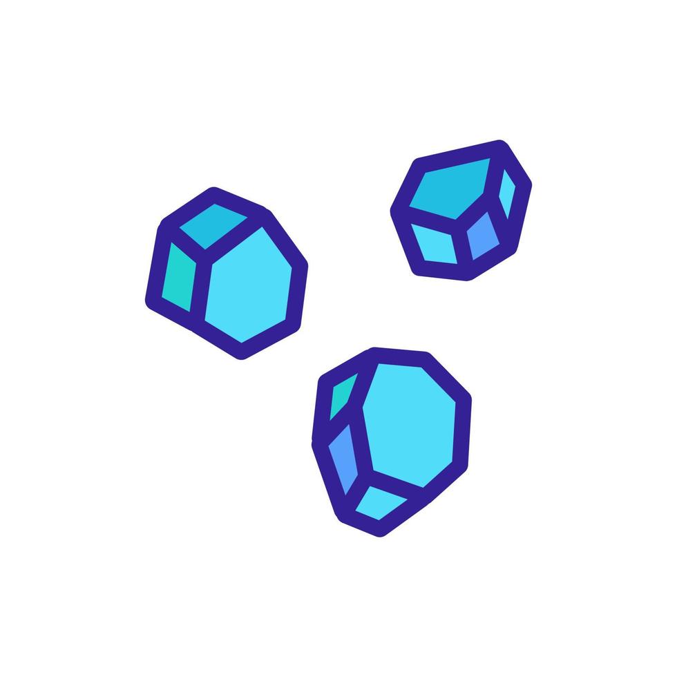 salt crystals icon vector outline illustration