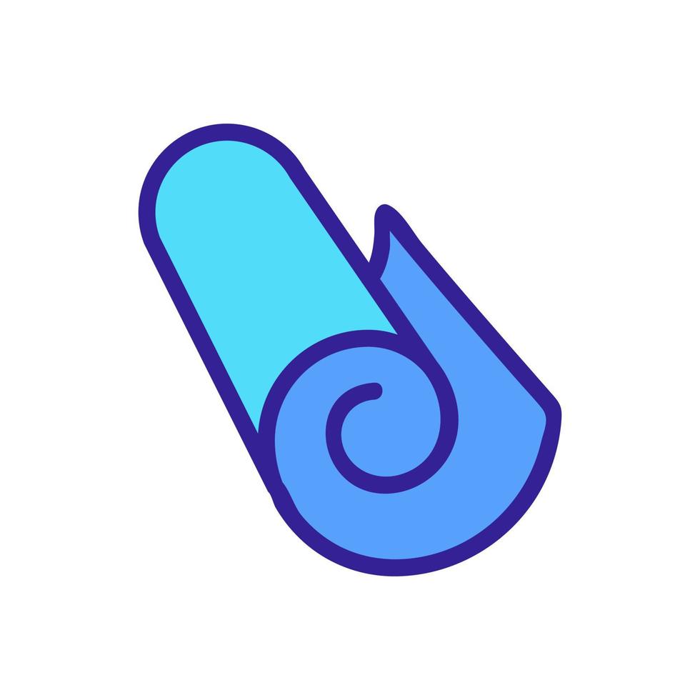 elastic roll icon vector outline illustration