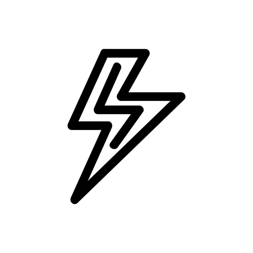 vector de icono de música rock. ilustración de símbolo de contorno aislado