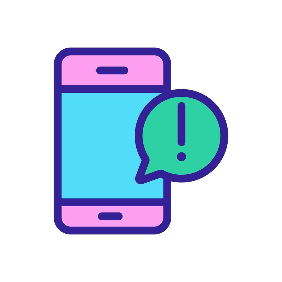 reminder icon vector. Isolated contour symbol illustration vector