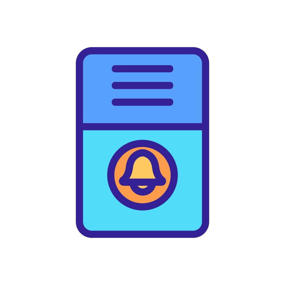 ilustración de contorno de vector de icono de sistema doméstico de intercomunicación