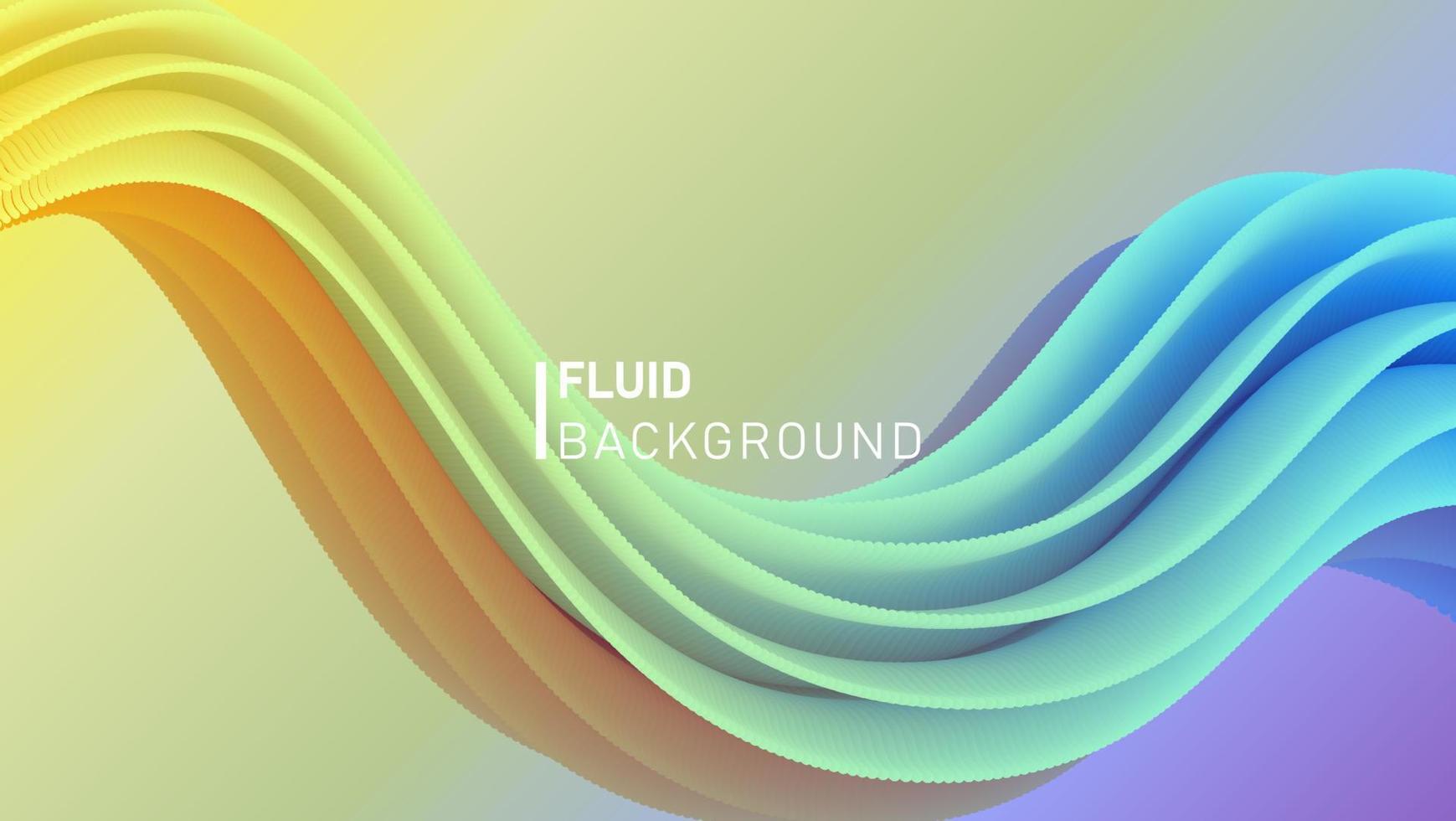 Modern colorful fluid background vector