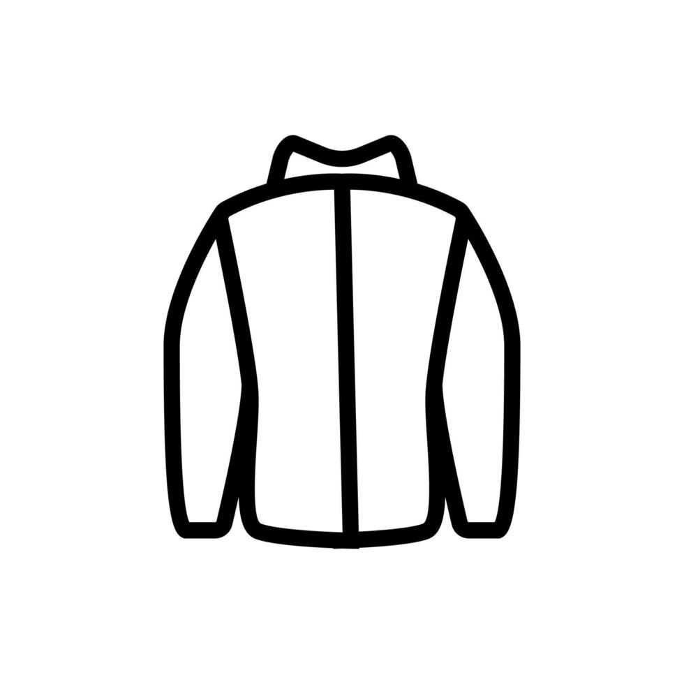 hoodie icon vector. Isolated contour symbol illustration vector