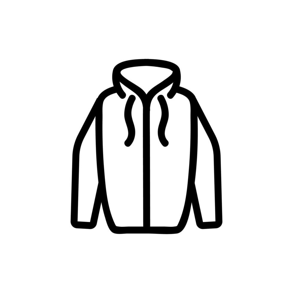 vector de icono de suéter. ilustración de símbolo de contorno aislado