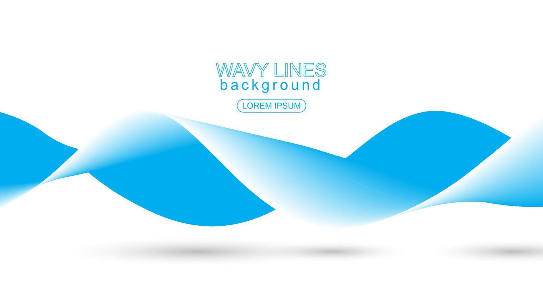 Flowing liquid wave motion background vector
