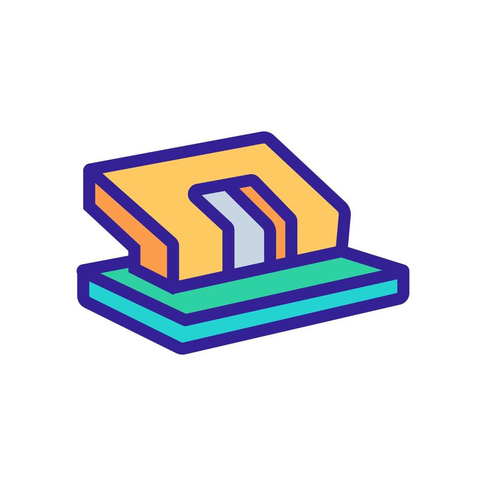 stationery puncher icon vector outline illustration