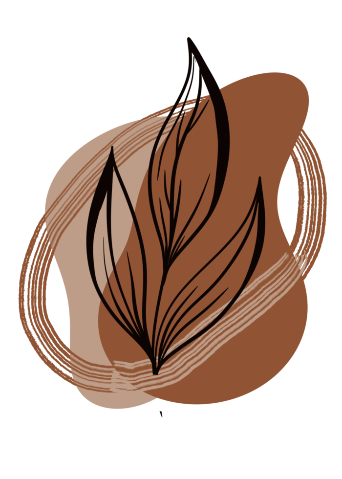 Boho Botanical wall art png