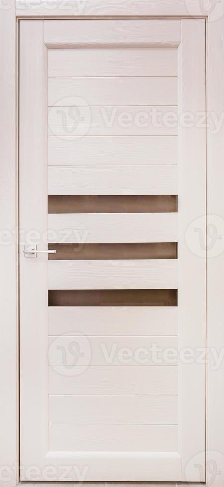 wooden doors in light style color for modern loft interior and condo apartments flat photo