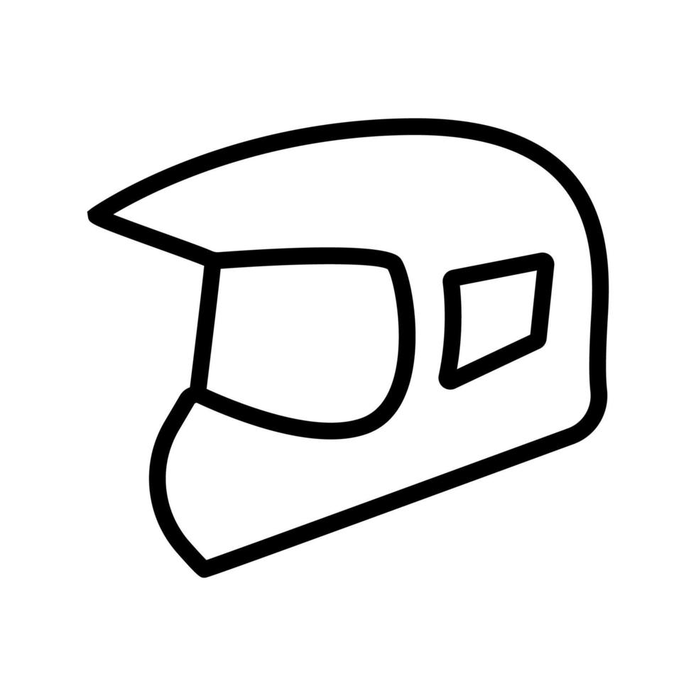 modular flip up helmets icon vector illustration