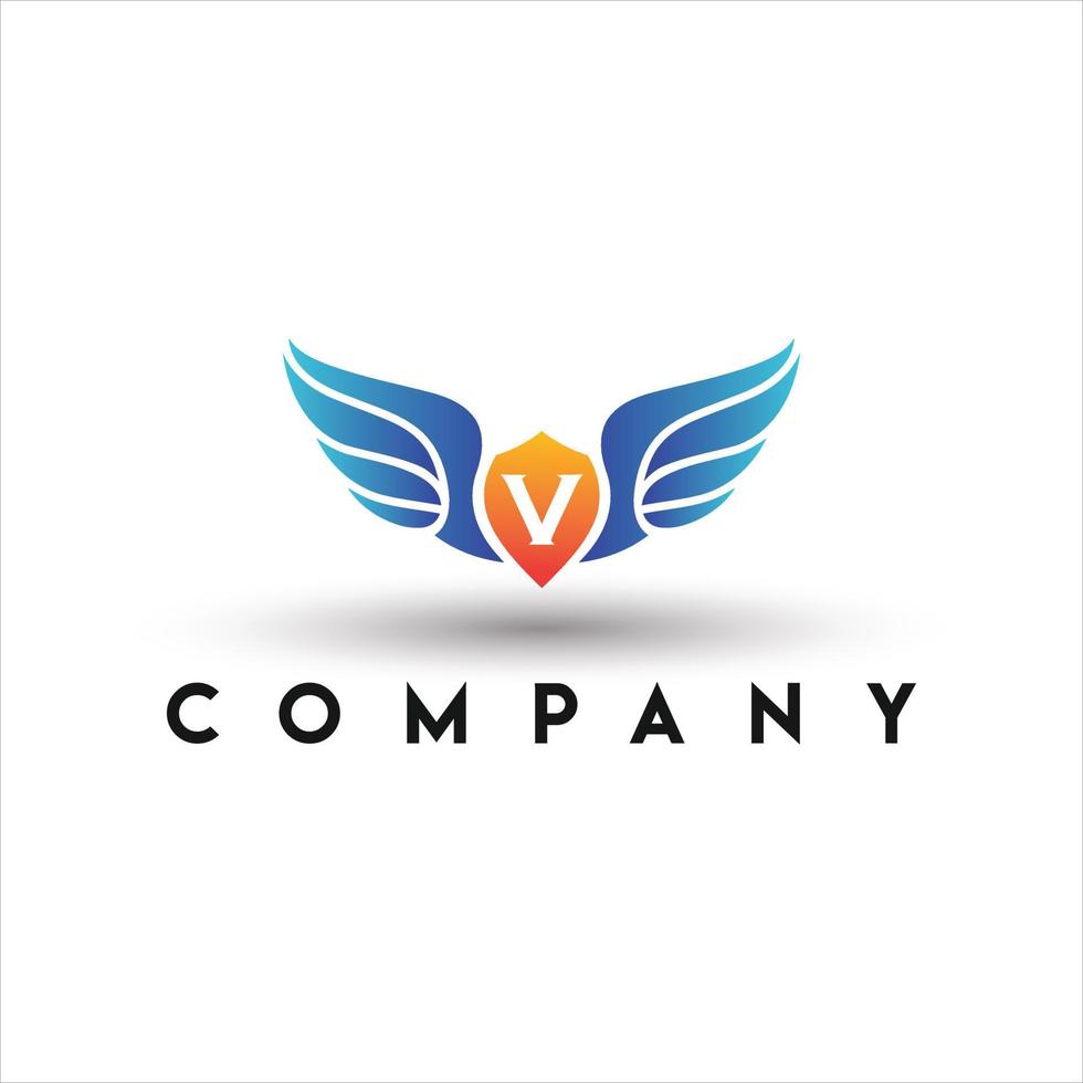 Victory Logo. V Letter Logo vector