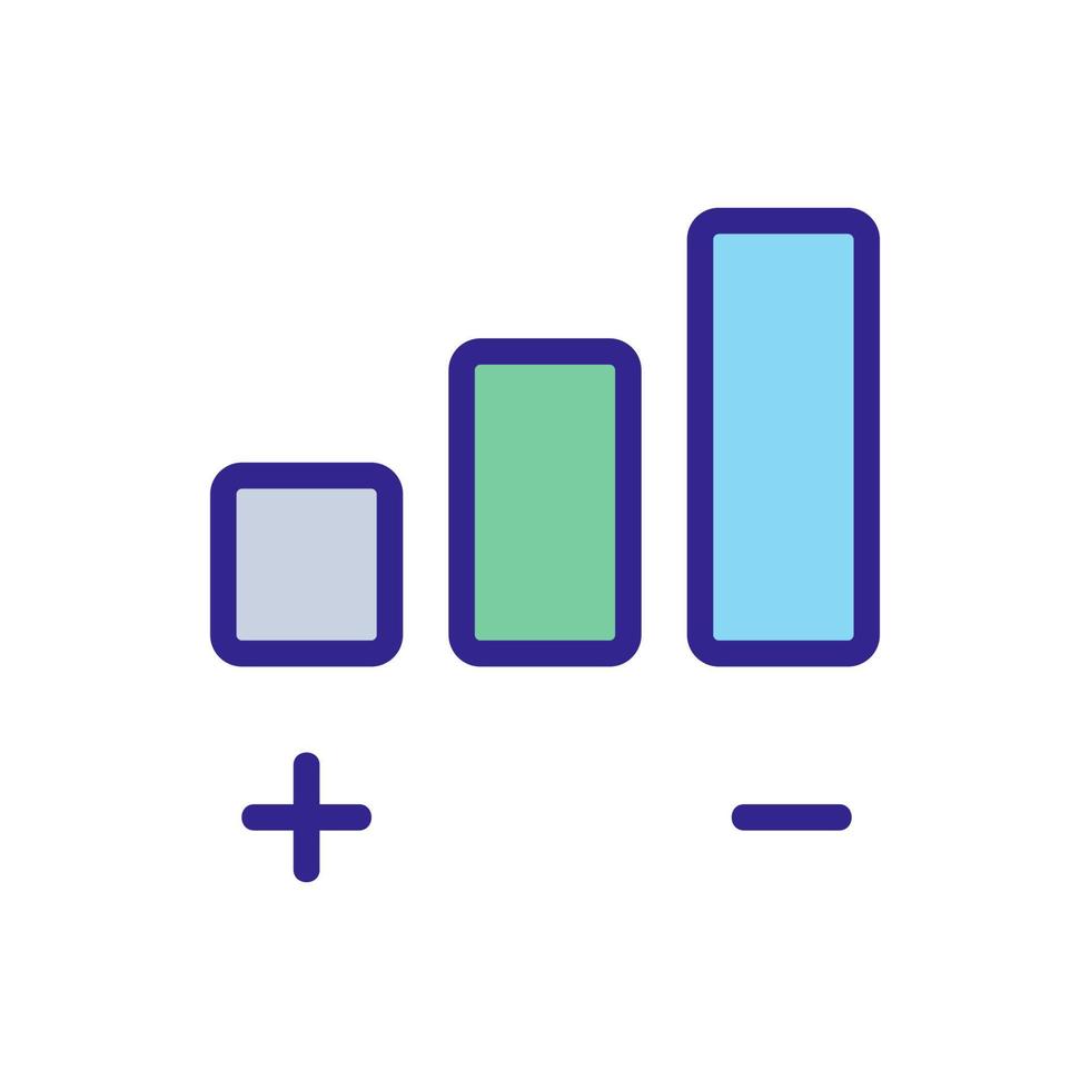 the volume of the sound icon vector outline illustration