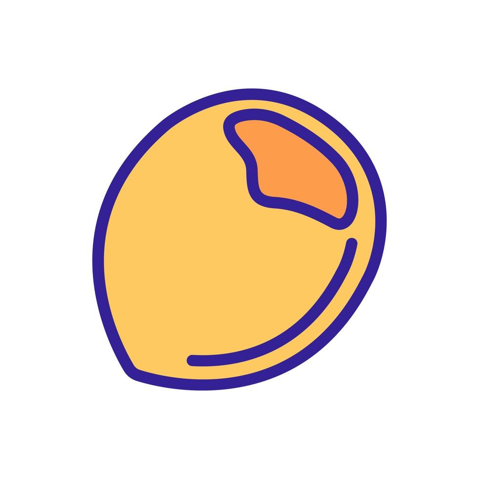 peanut icon vector outline illustration