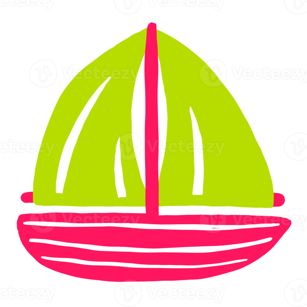 Sailboat Graphic Element Illustration png