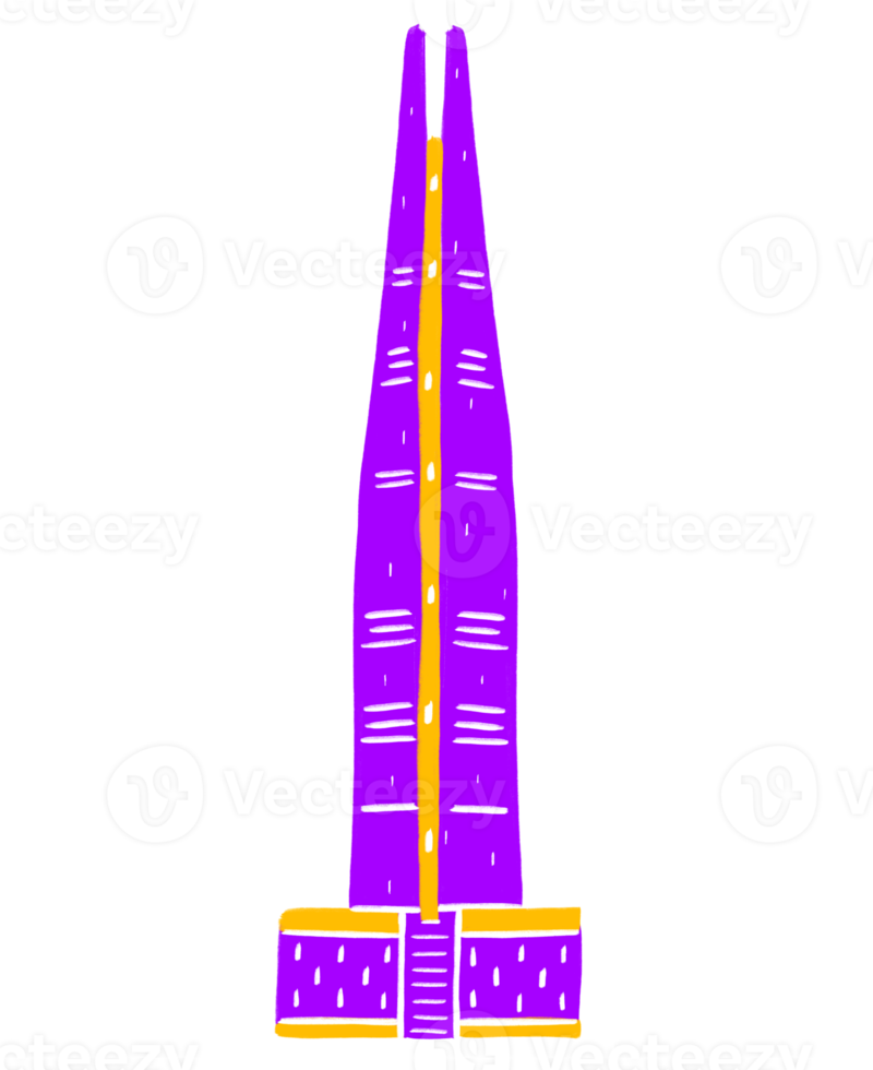 ilustración de elemento gráfico de lotte world tower png