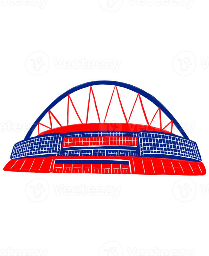 ilustração de elemento gráfico do estádio de wembley png