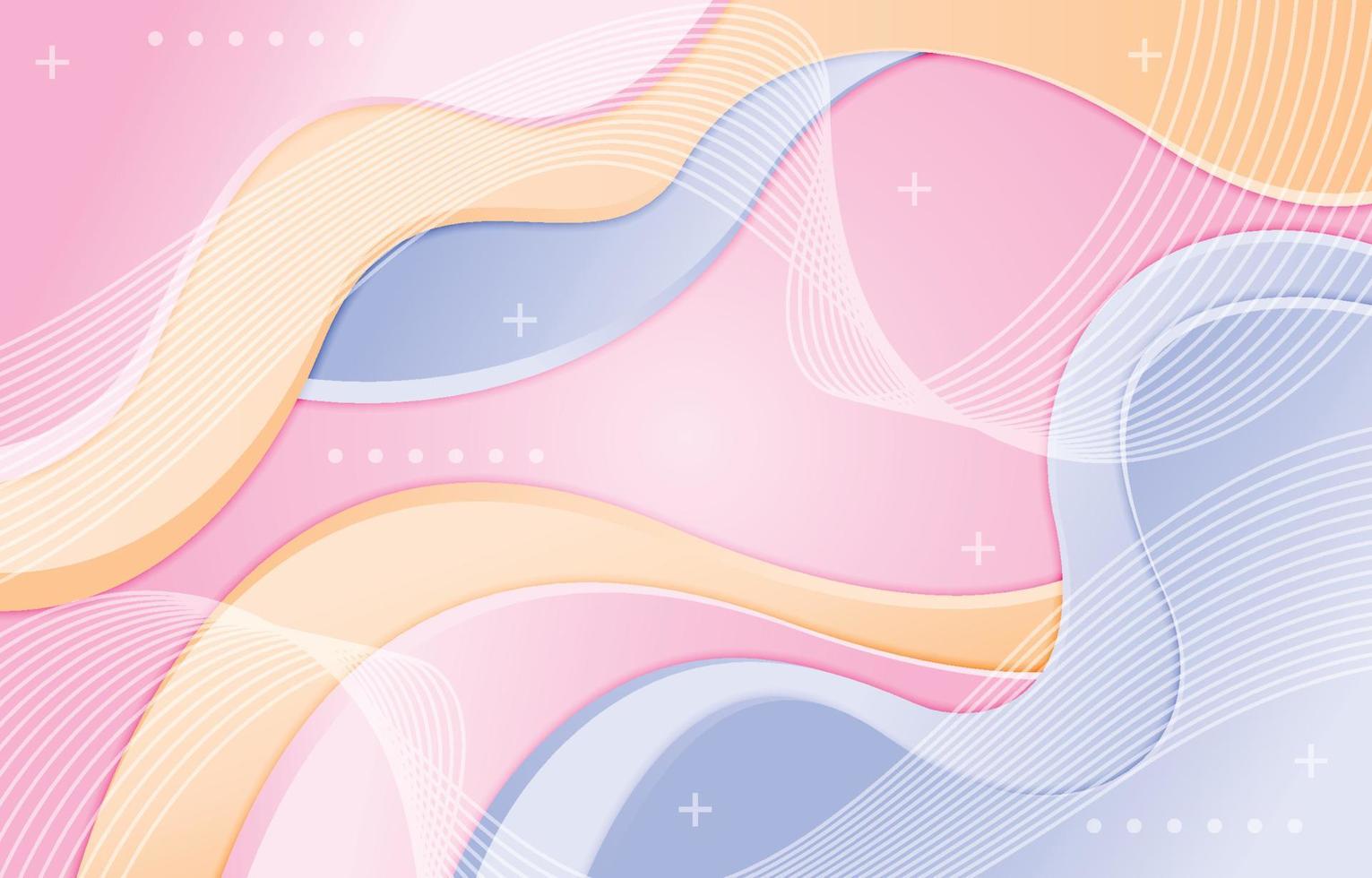 Pastel Color Gradient Fluid Background vector