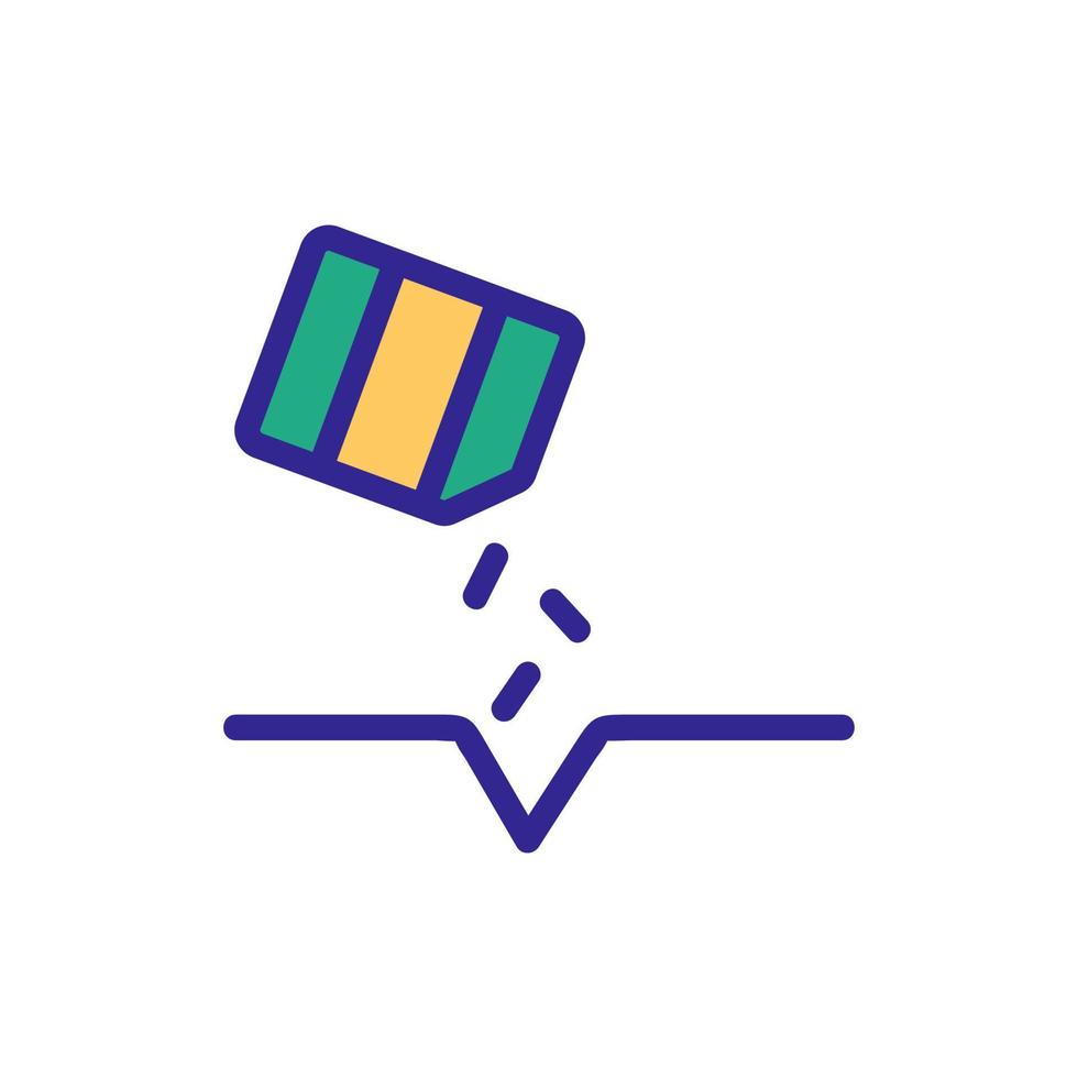 sowing seeds in ground icon vector outline illustration