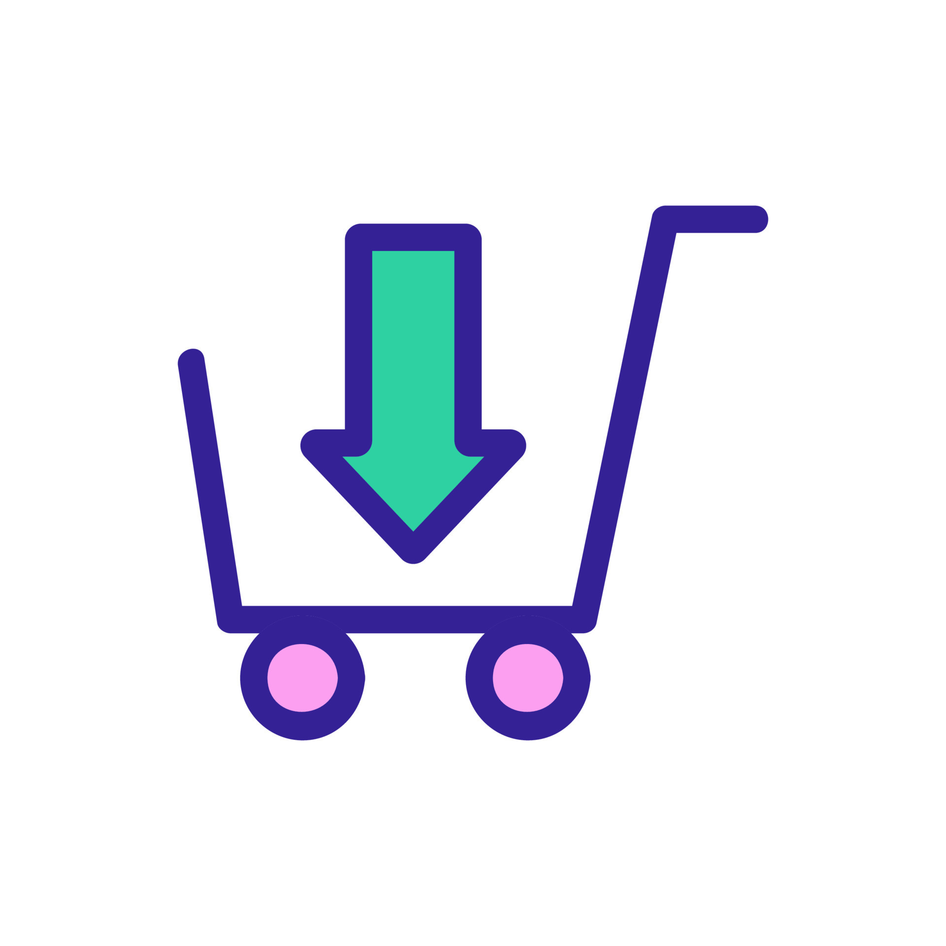 Shop cart icon vector. Isolated contour symbol illustration 9931666