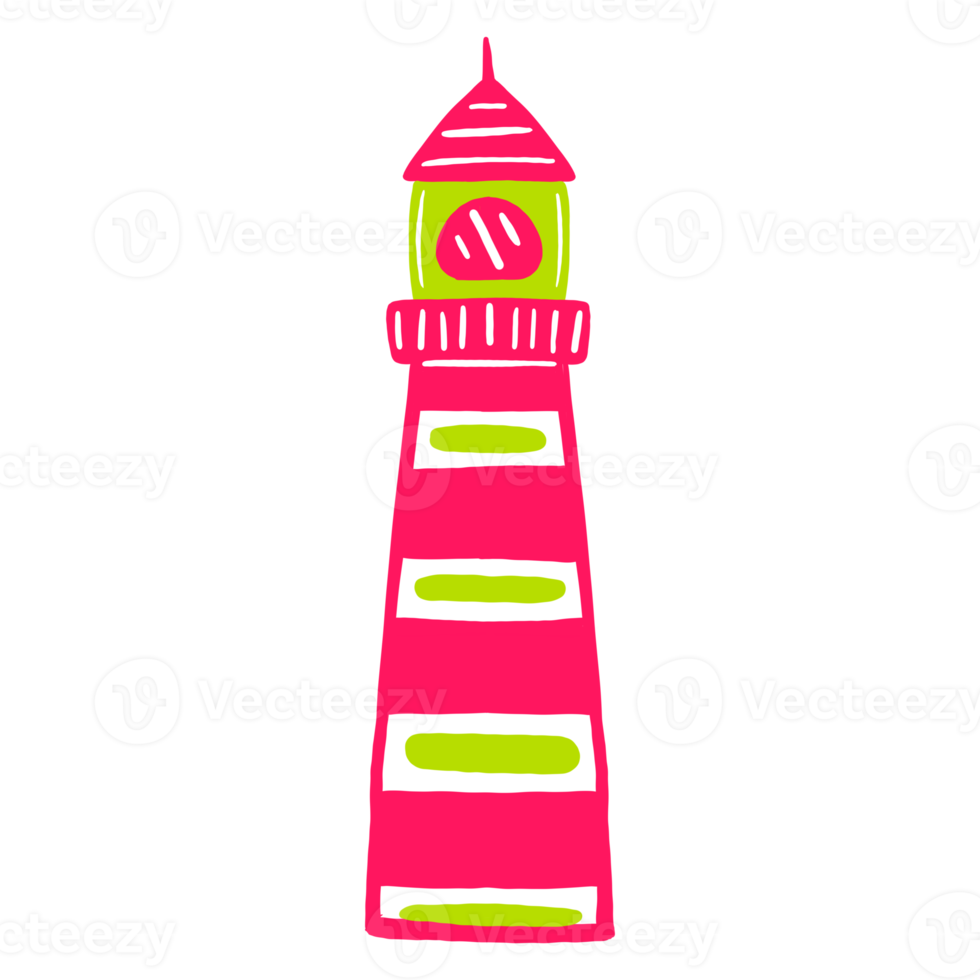 Mercusuar Graphic Element Illustration png