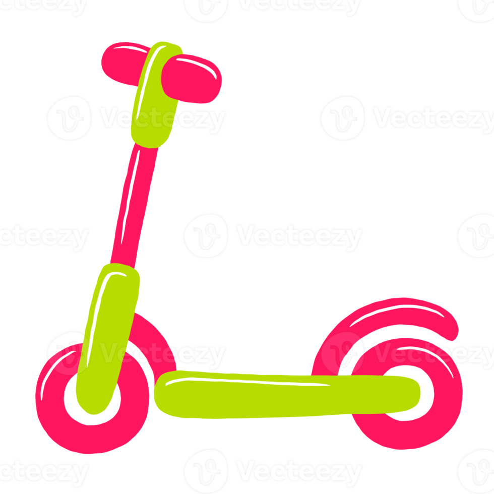 illustrazione dell'elemento grafico dello scooter png