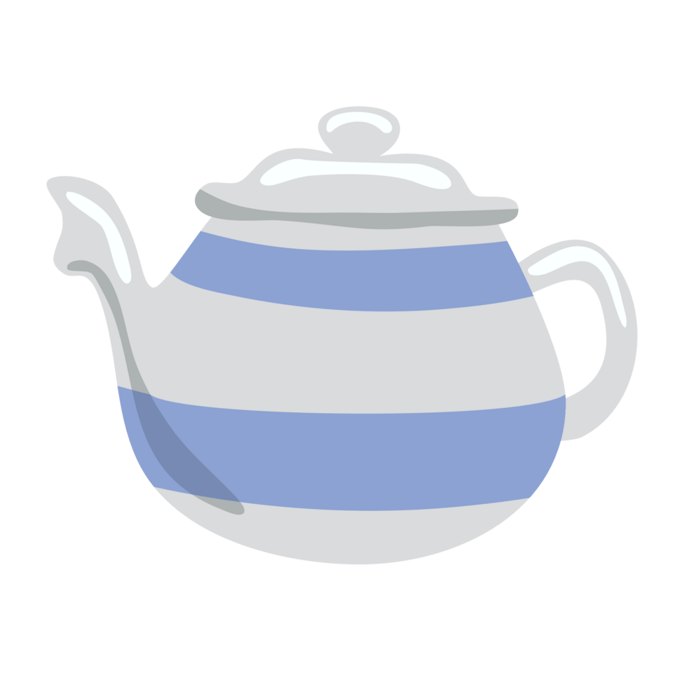 Cute cartoon kettle PNG file