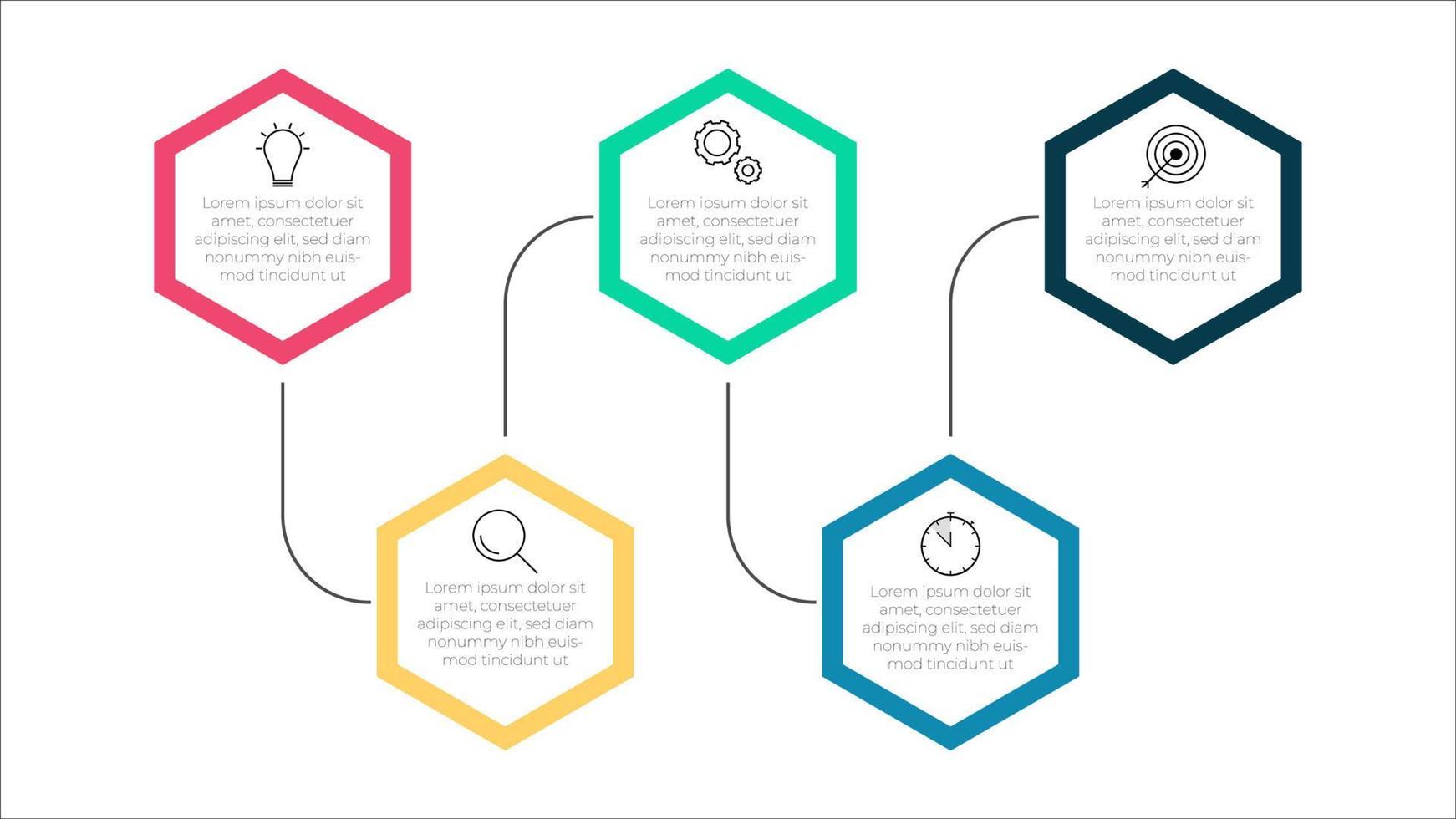 simple step infographics vector illustration on white background. flat option infographics set.