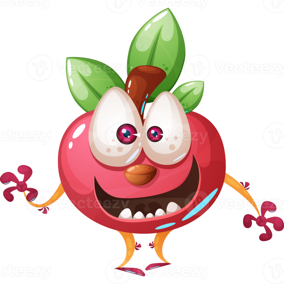 Free Cartoon character crazy apple 9932235 PNG with Transparent Background Free Cartoon character crazy apple 9932235 PNG with Transparent Background