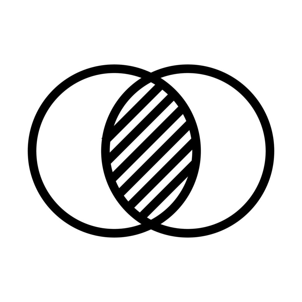 Crossing the charts is an icon vector. Isolated contour symbol illustration vector