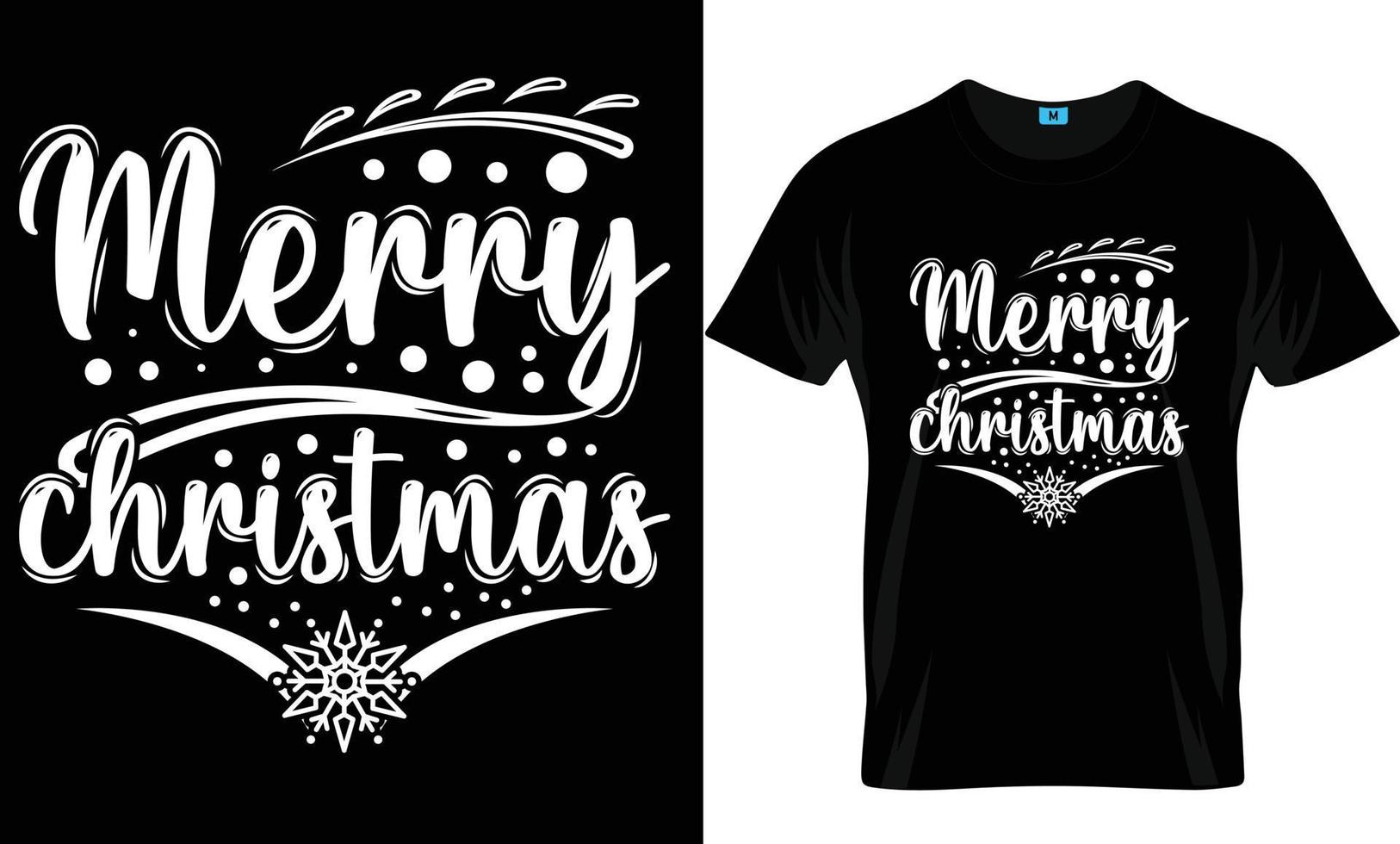 Christmas T-shirt Design vector