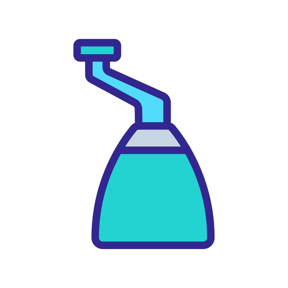 mechanical food processor icon vector outline illustration
