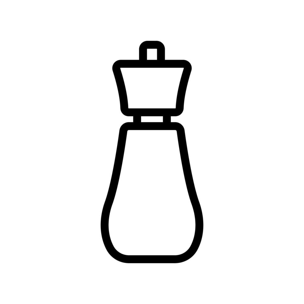 kind of salt shaker icon vector outline illustration