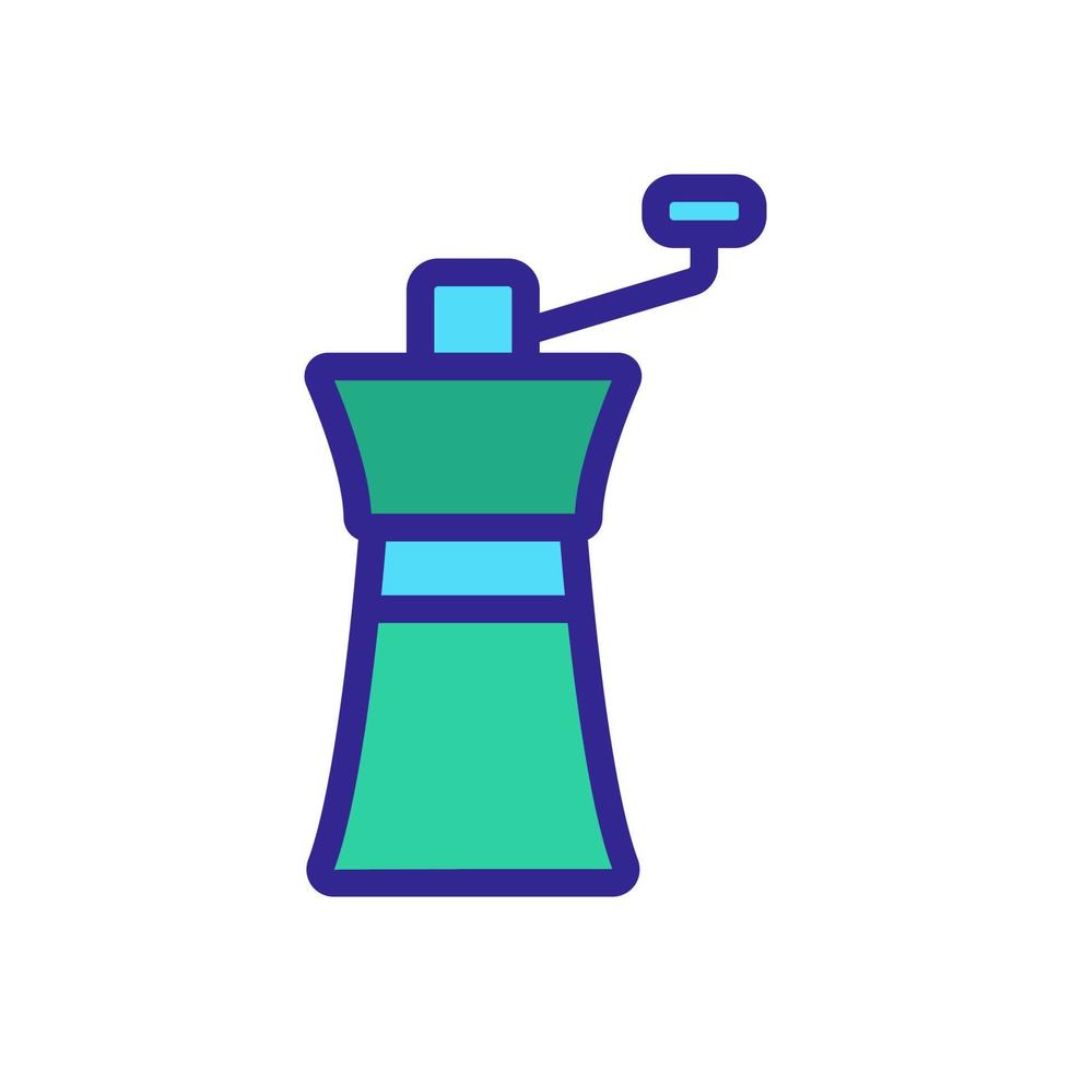 hand crusher products icon vector outline illustration
