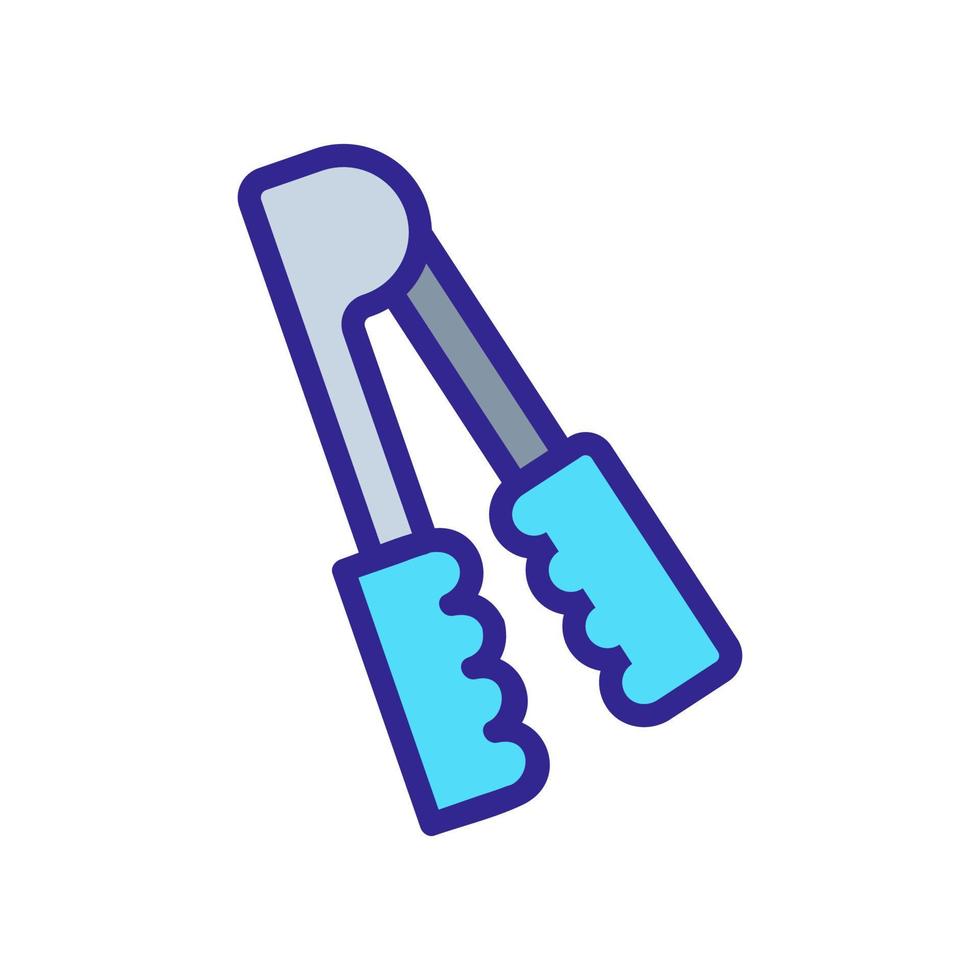 garlic clover with silicone handles icon vector outline illustration