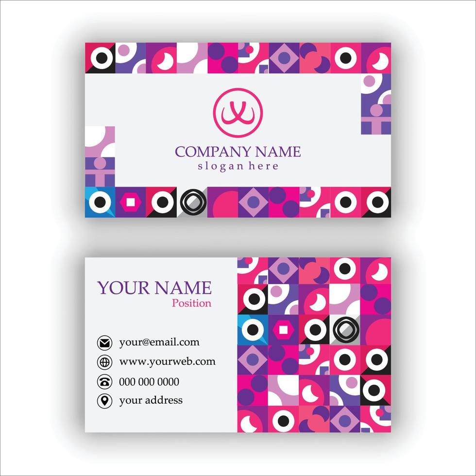 Creative modern Business Card vector