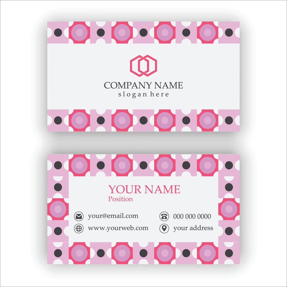 Creative modern Business Card vector