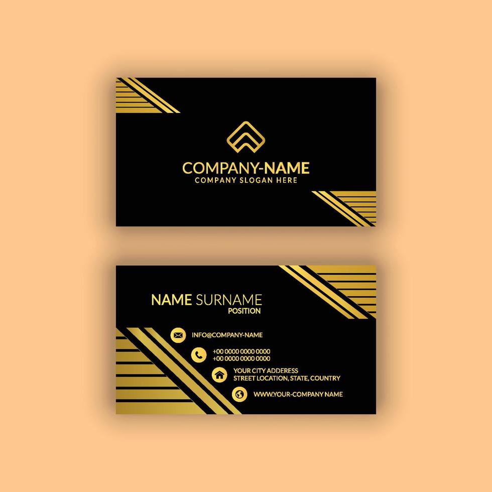Creative modern Business Card vector