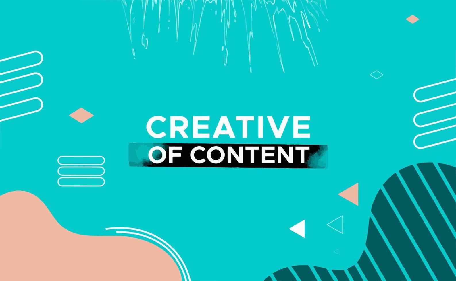 creative content social media post illustration vector background banner